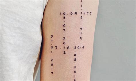 unique birthdate tattoo|70+ Birthdate tattoo Ideas For 2024